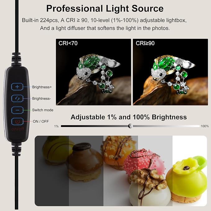 Light Box Photography, 16x16 inch Large Photo Light Box - Image 3
