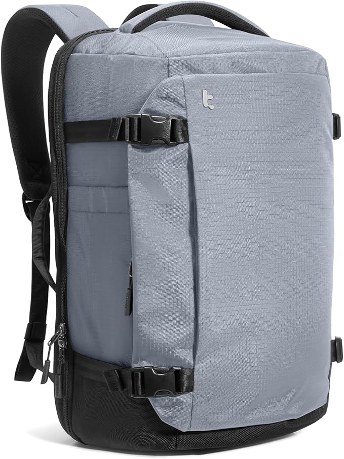 tomtoc Travel Backpack 40L, TSA Friendly Flight Approved Carry-on Luggage Hand by tomtoc