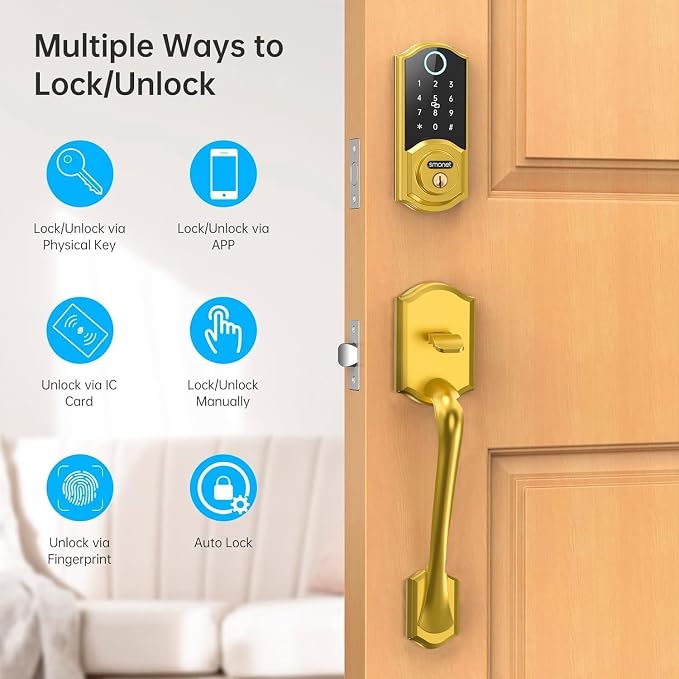 SMONET Smart Lock Front Door - Image 2