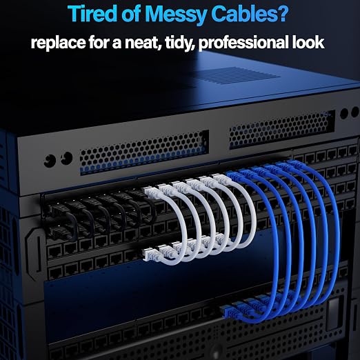 Cat6 Ethernet Cable 10Gbps 10 ft, UTP Ethernet Cable Cat 6, Flexible Bare - Image 5