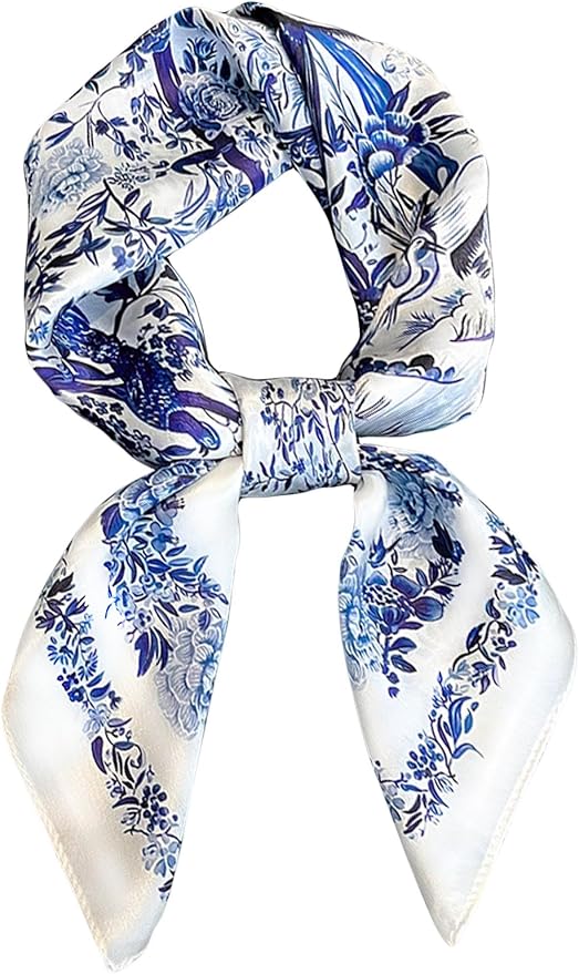 Silky Scarf for Women Lightweight Satin Bandanas Neck Hair Wrap For Sleeping by OnllhNiceScarfForWomen
