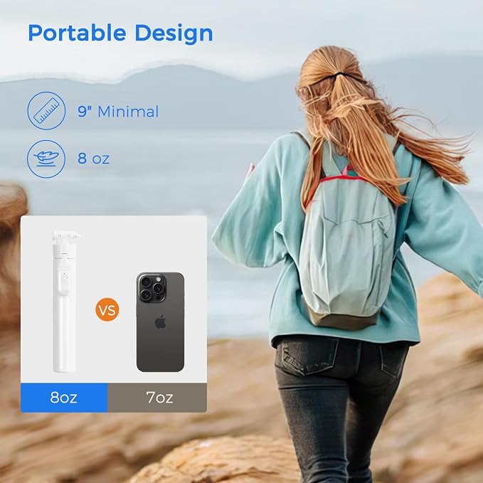 Selfie Stick Travel Tripod for Cell Phone - Image 5