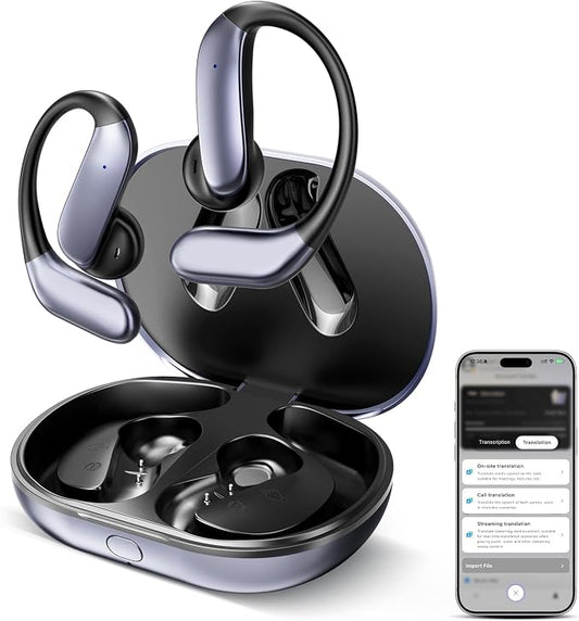AI Translation Earbuds: 170 Languages & 0.45s Instant Real-Time Translator by Unknown