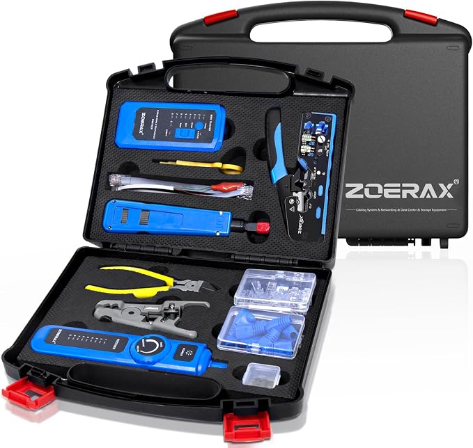 Professional Network Tool Kit, ZOERAX 14 in 1 by ZoeRax