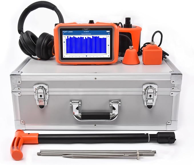L5000 Underground Water Leak Detectors Indoor Outdoor Wall Water Pipe Detector by PQWT