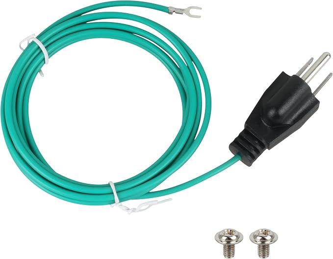 Shielded Ethernet Patch Panel Bond Ground Extension Cord NEMA 5-15P 3 Prong by Rifatrio