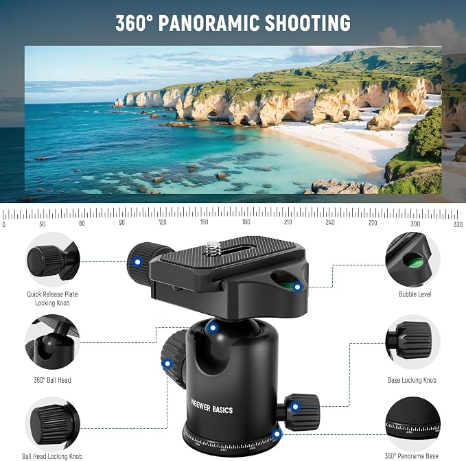 NEEWER Basics Camera Tripod Monopod - Image 5