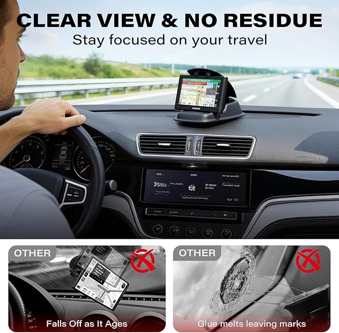 APPS2Car GPS Car Truck Mount, Non-Slip GPS Bean Bag Dash Mount 2-in-1 Anti-Skid - Image 7