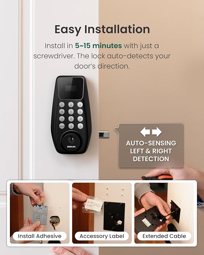 DESLOC C100 Keyless Entry Door Lock - Image 9