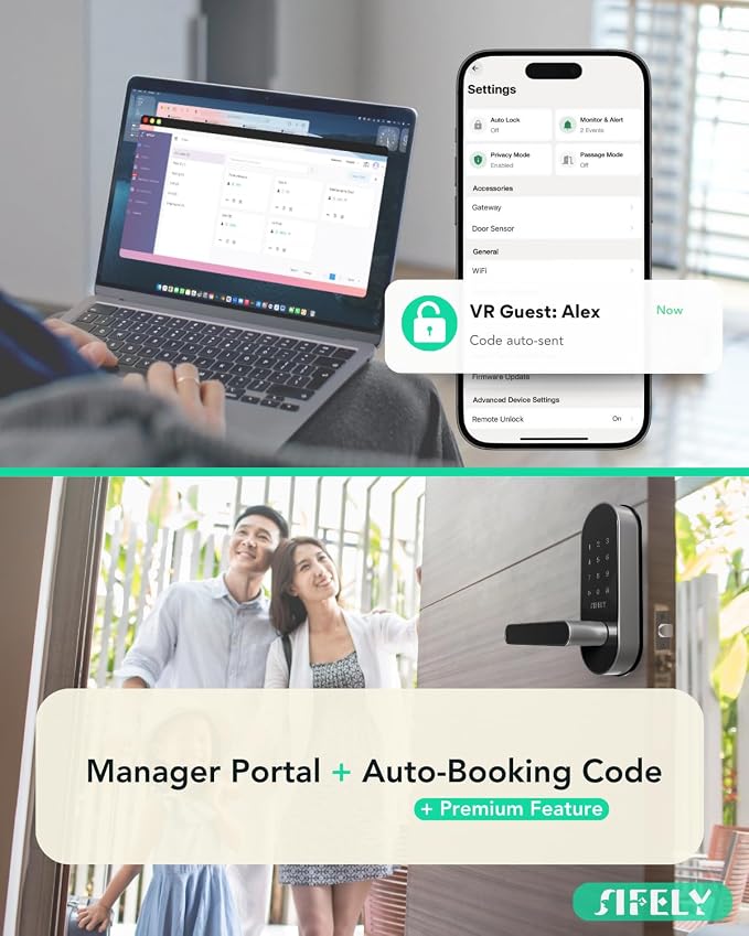 Keyless Entry Keypad Smart Door Lock - Image 7
