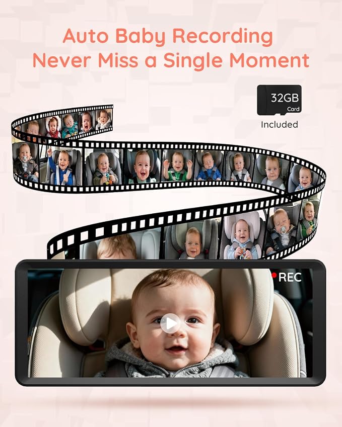 Babyvue BV3 MAX Dual Car Camera Baby Monitor - Image 5