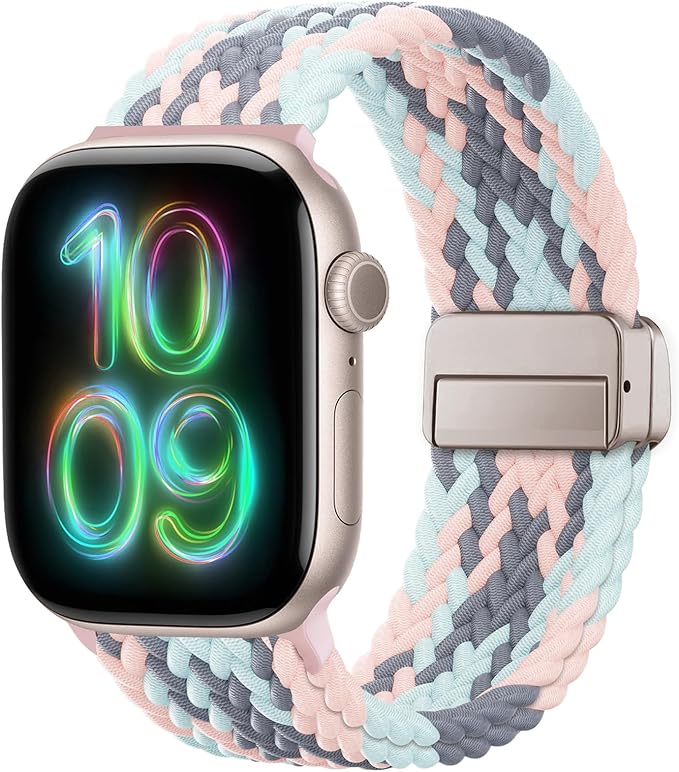 Braided Stretchy Band Compatible by HEARTBOOM