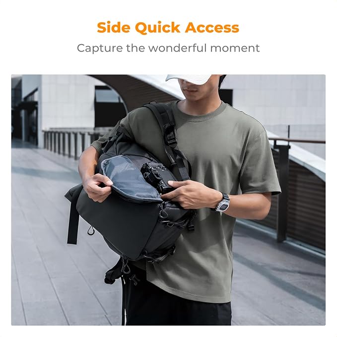 K&F CONCEPT Camera Backpack, Camera Bag - Image 5