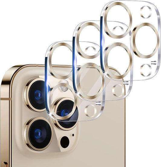 UniqueMe Compatible with iPhone 12 Pro Max 6.7" Camera Lens Protector Tempered by UniqueMe