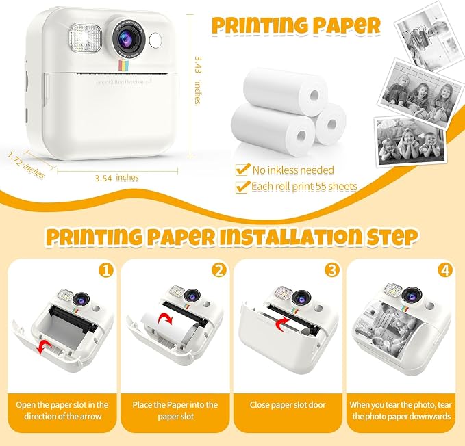 Kids Camera Instant Print Birthday Gifts - Image 6