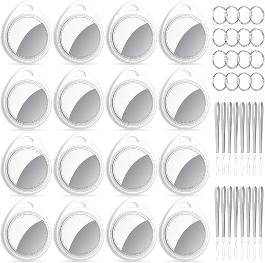 Tracker Tags-16 Pack, 5.3 Bluetooth Tracker Work by QCOQ