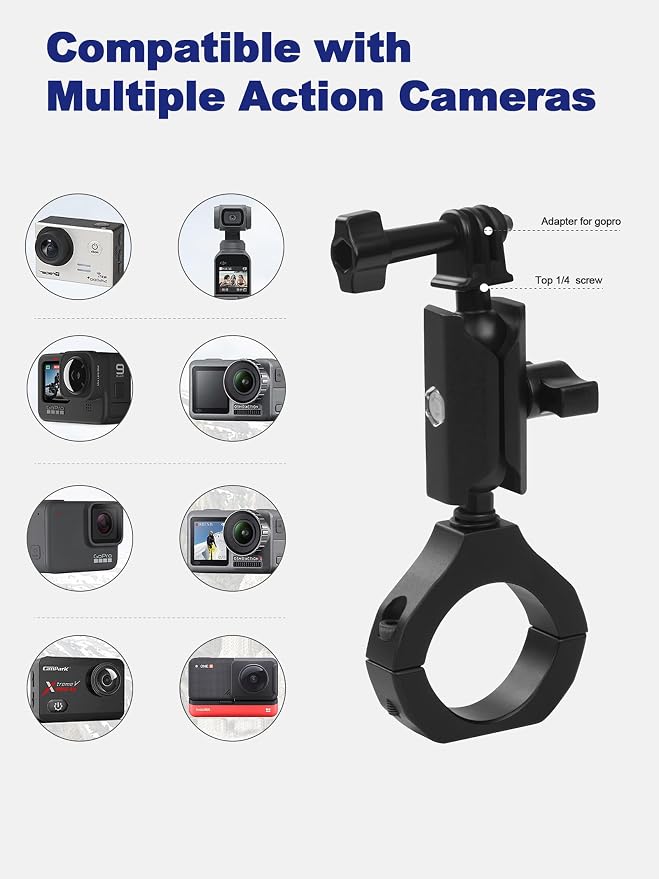 UTV Camera Mount for 1.75"-2" Roll Cage Mount - Image 3
