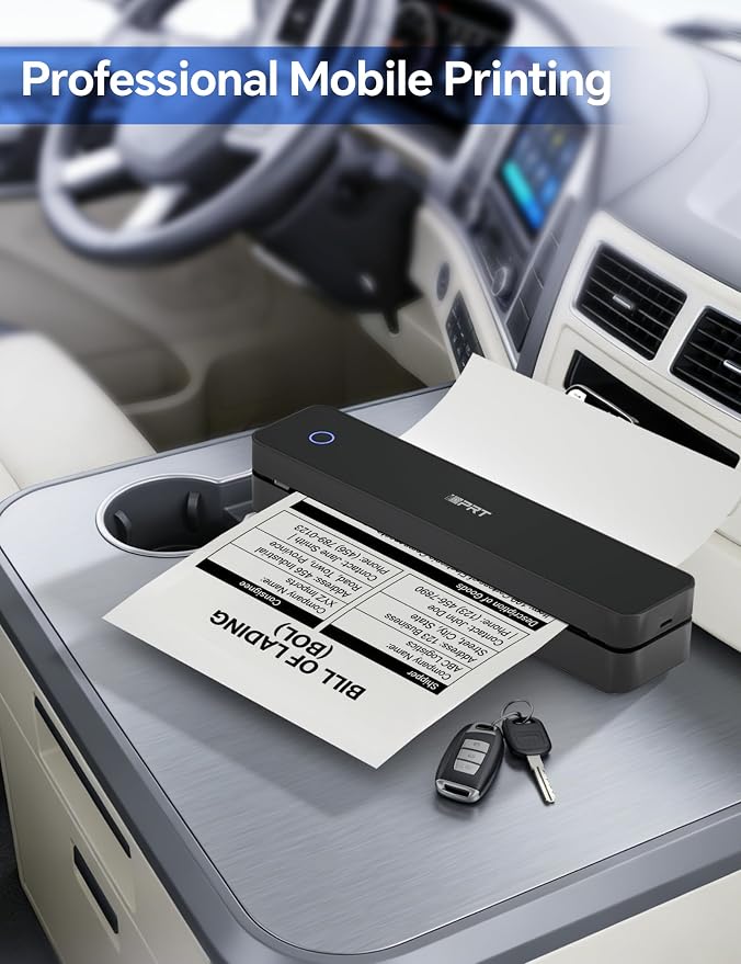 iDPRT MT610 Portable Thermal Printer, 203DPI Mobile-Travel-Printers, - Image 4