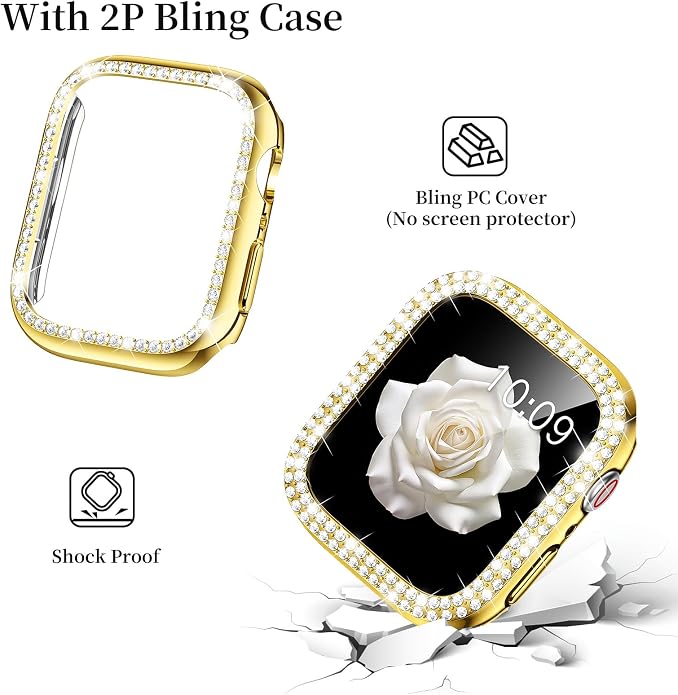 Mosonio Compatible with Apple Watch Band 38mm 40mm 41mm 42mm 44mm 45mm 46mm - Image 4