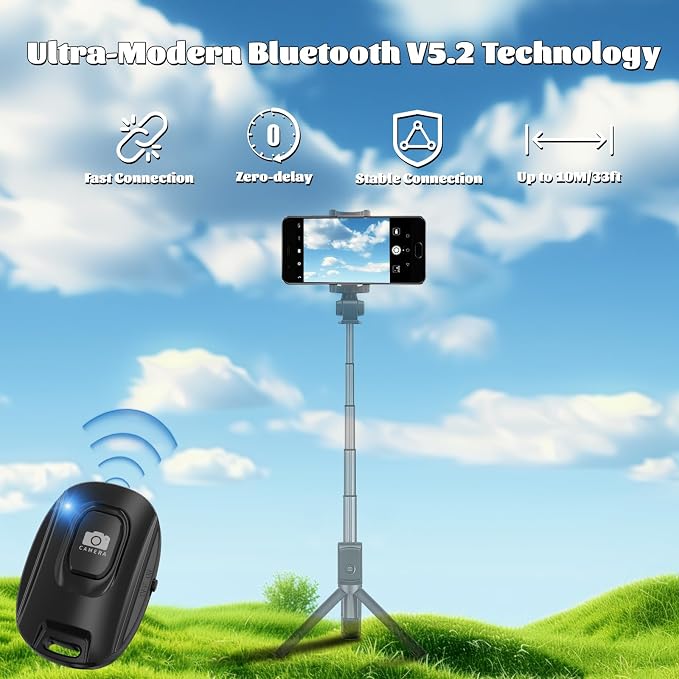 MAIRAN Rechargeable Wireless Camera Remote Shutter - Image 3