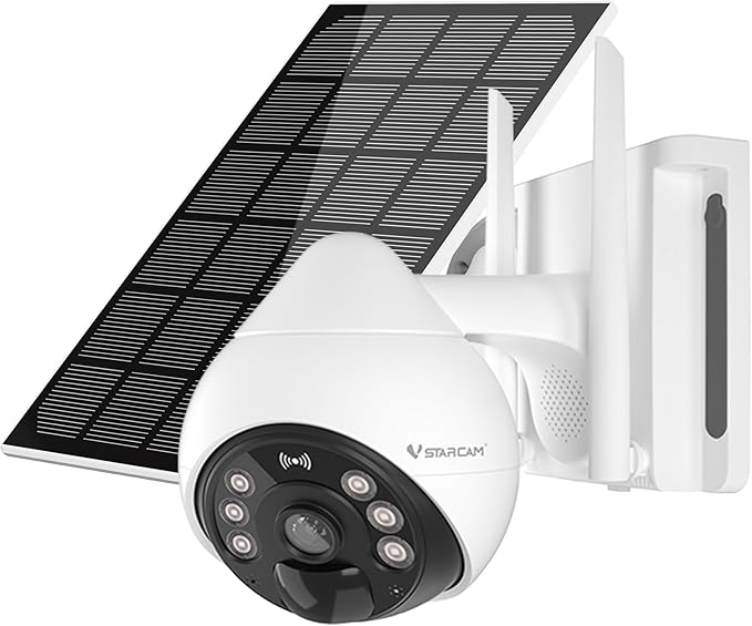 VSTARCAM 4G LTE Cellular Security Camera Wireless Outdoor, 3MP Solar Powered by VSTARCAM