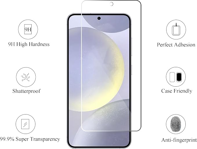 Ailun Screen Protector for Galaxy S24+ / S24 Plus 3Pack + 3Pack Camera Lens - Image 2