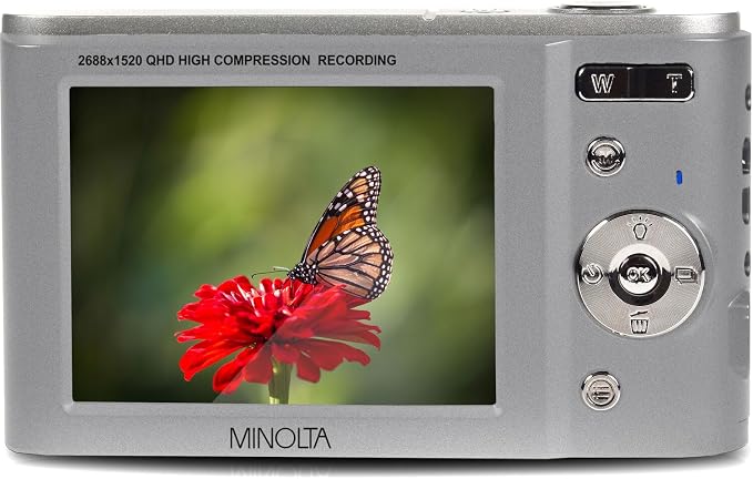 Minolta MND20 44MP Digital Camera – 2.7K Ultra HD Video, 16X Digital Zoom - Image 7