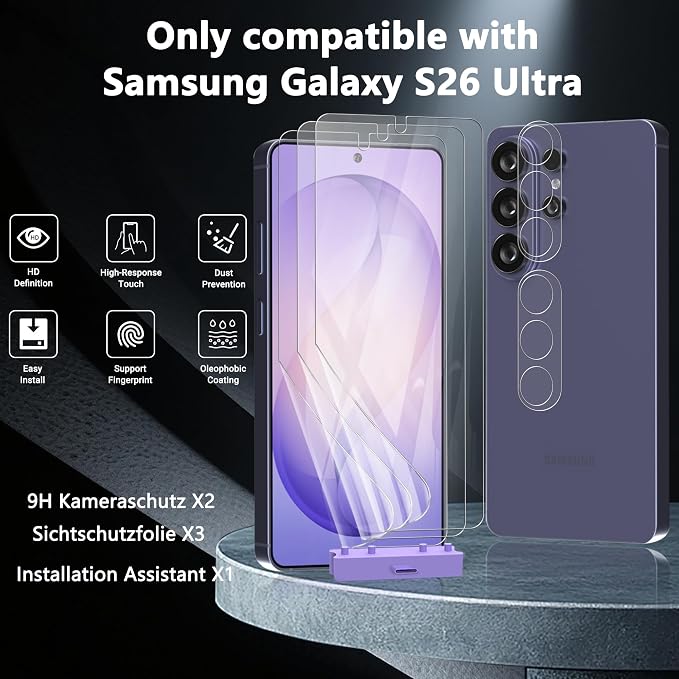 3+2 Pack TPU Screen Protector for Samsung Galaxy S26 Ultra - Image 6