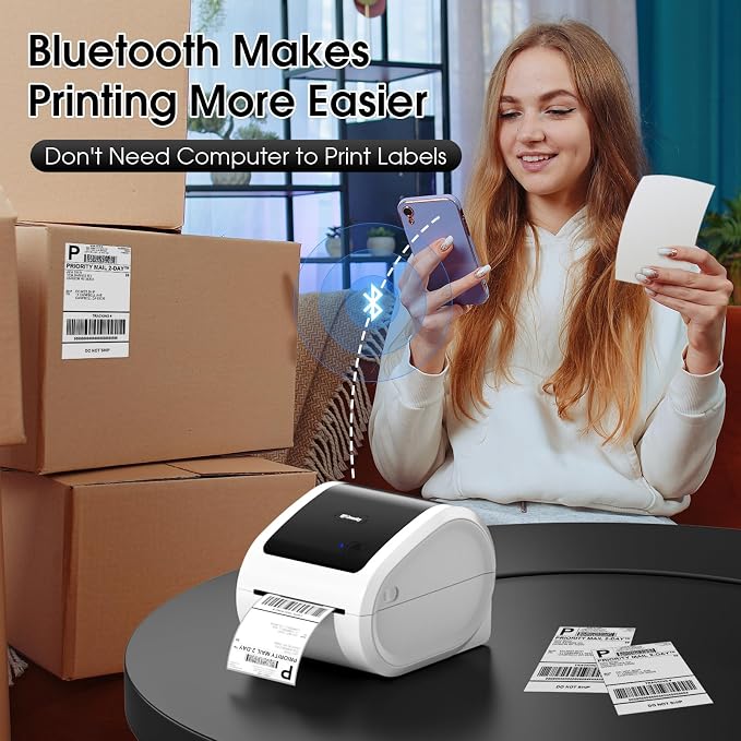 Bluetooth Shipping Label Printer 4x6 - Image 3