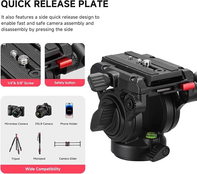 Avella CD324 Carbon Fiber Video Monopod Kit, - Image 5