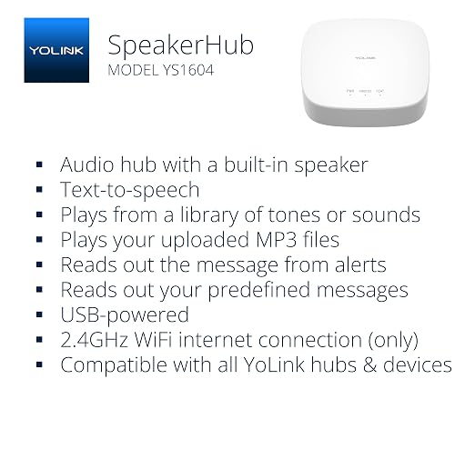 YoLink LoRa Smart Door Sensor Starter Kit: SpeakerHub Audio Hub & Door Sensors - Image 3