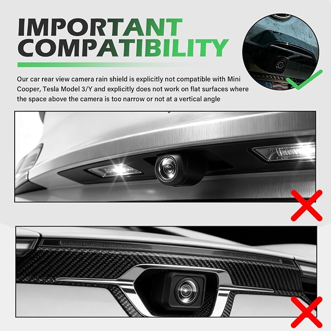Upgraded Backup Camera Rain Shield - Image 5