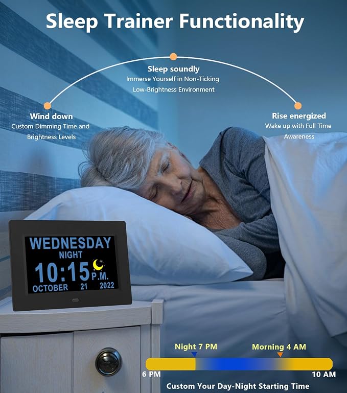 MASSII 27 Alarms Digital Talking Clock - Image 5