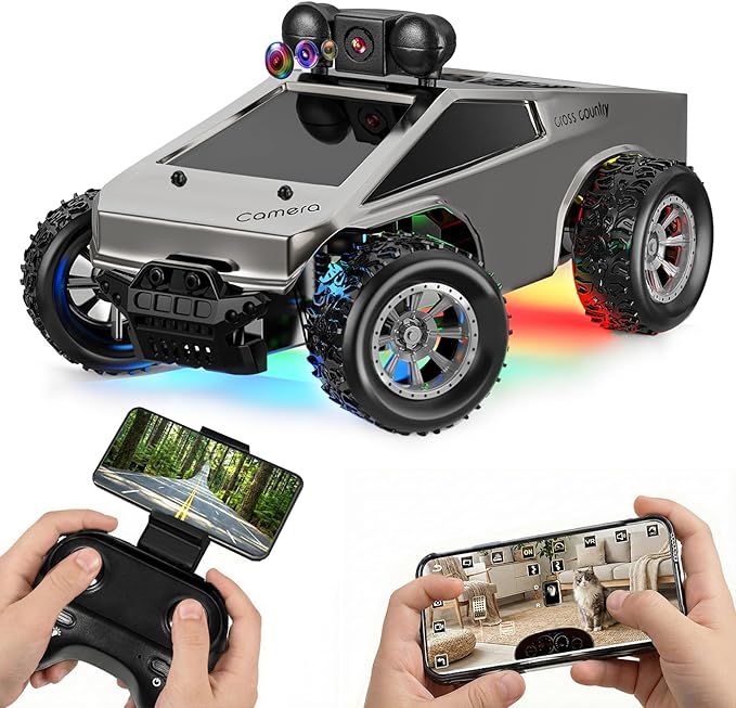 RC Cars with Camera Remote Control Truck with 720P HD FPV Camera, All-Terrain by Unknown