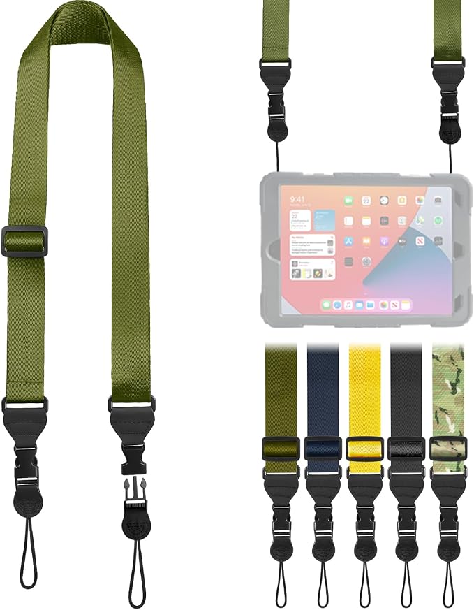 FIEIL Nylon iPad Strap, Adjustable Camera Neck Strap, Comfortable Shoulder Strap by FIEIL