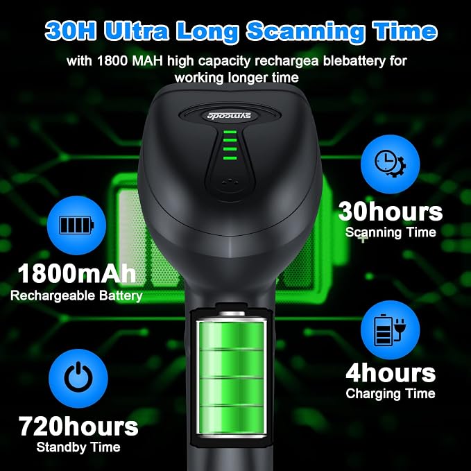 Symcode 2D Wireless Barcode Scanner - Image 5