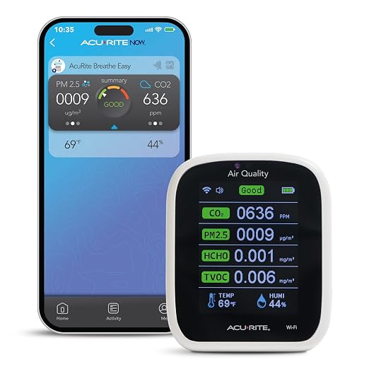 AcuRite Indoor Air Quality Monitor, Air Quality by AcuRite