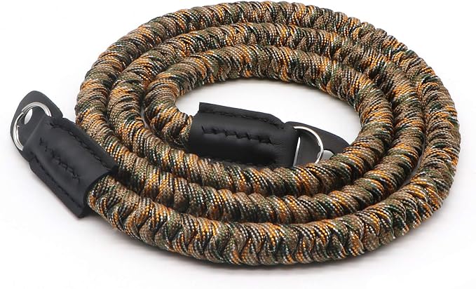 Paracord Woven Camera Neck Shoulder Strap Belt Hand Compatible - Image 3