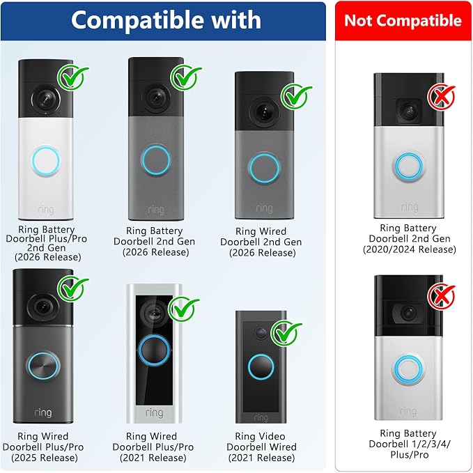 35-145° Adjustable Angle Doorbell Mount - Image 2