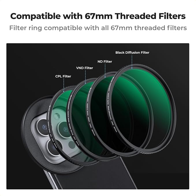 K&F CONCEPT 6.1 inch Magnetic Lens Filter Mount Adapter - Image 5