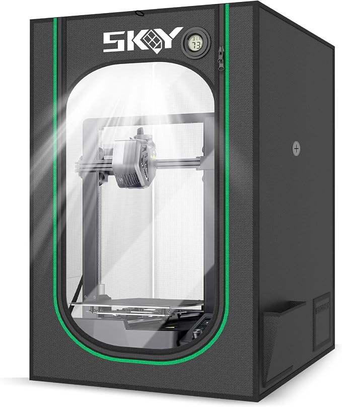 Skouphy 3D Printer Enclosure Fireproof and Dustproof Tent Constant Temperature by Skouphy