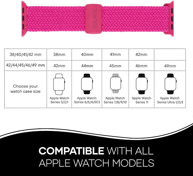 Solace Bands Imperium Adapt Wide Adjustable Nylon Braided Watch Band - Image 2