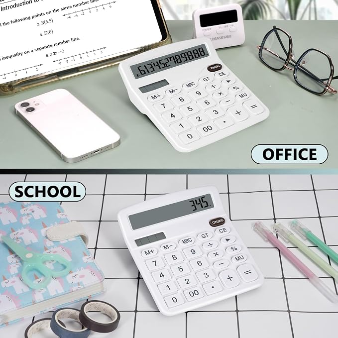 Cute White Desktop Calculator - Image 5