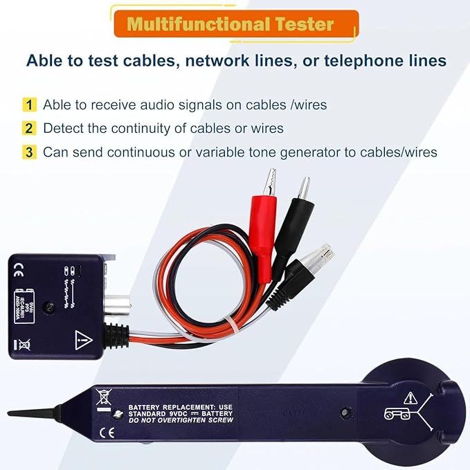 200EP Wire Tracer Circuit Tester, 200EP High Accuracy Cable Tester Amplifier - Image 5