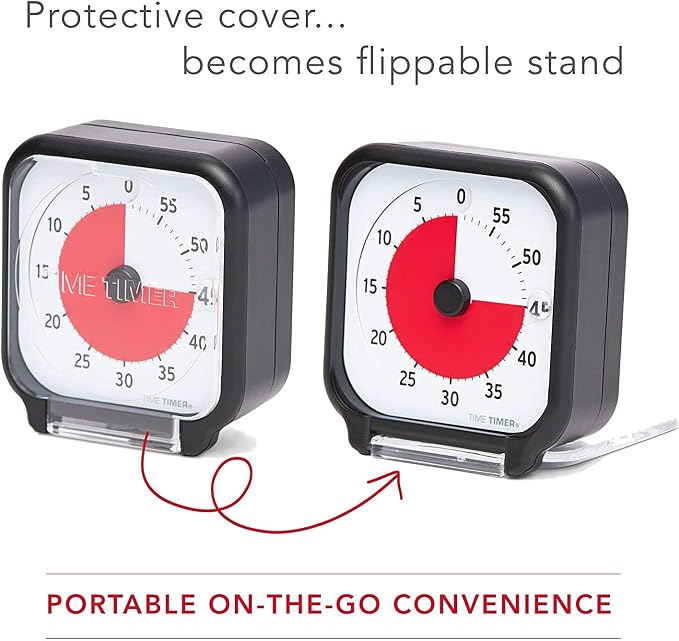 Time Timer 3 inch Visual Timer — 60 Minute Kids Desk Countdown Clock - Image 6