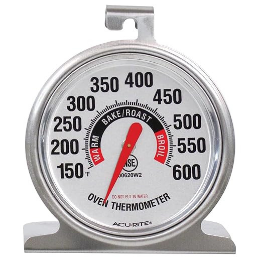 AcuRite 00620A2 Stainless Steel Oven Thermometer by AcuRite