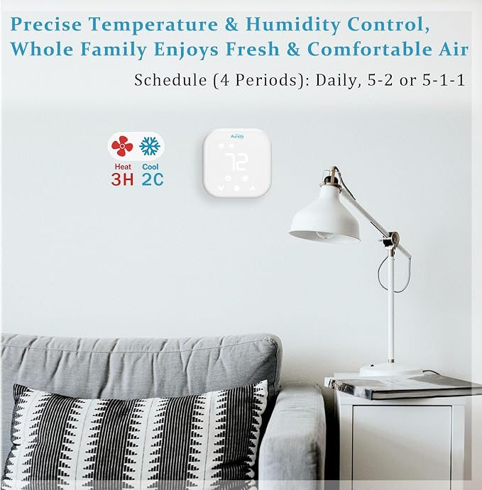 Smart Thermostat for House, Enhanced Programmable WiFi Thermostat, Saving - Image 7