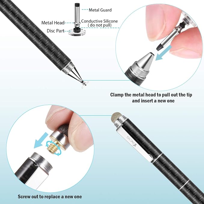 Capacitive Stylus Pen, 4-in-1 High Sensitivity and Precision Touch Screen - Image 6