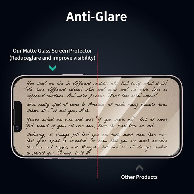 2-Pack Matte Privacy Glass Screen Protector - Image 5