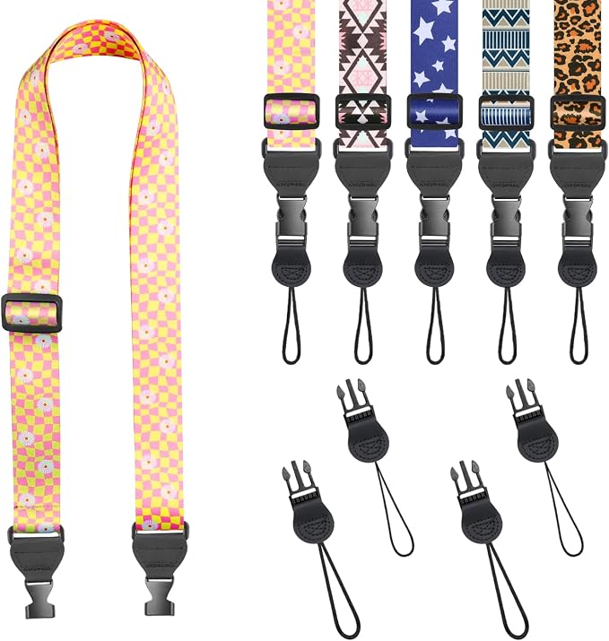 FIEIL Checkerboard Daisy Shoulder Strap, Adjustable Camera Strap by FIEIL